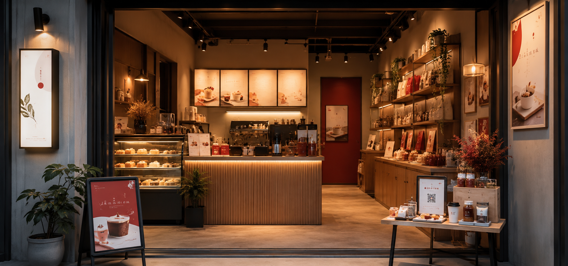 改造完成後的品牌店鋪狀態