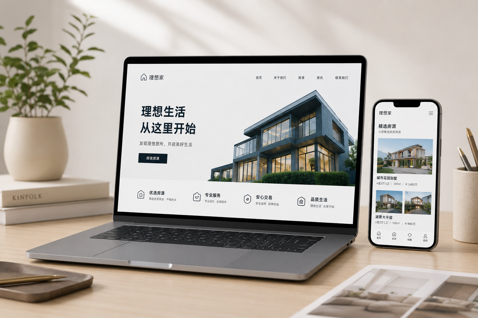 房仲品牌入口展示