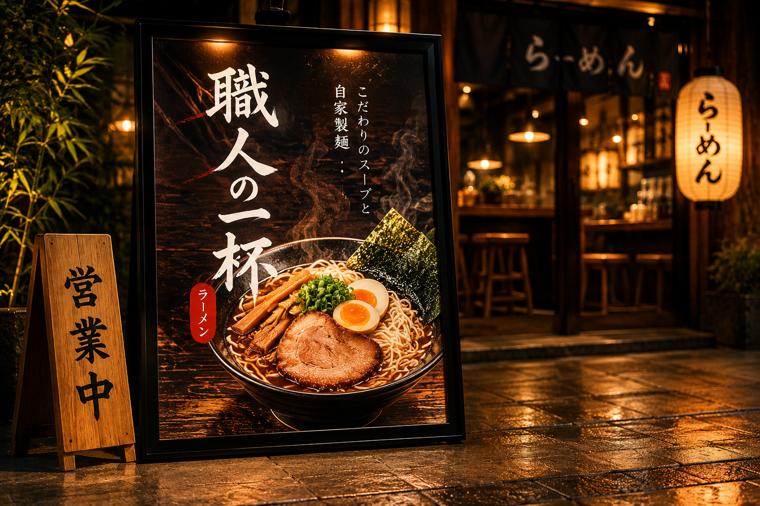 餐飲品牌入口展示